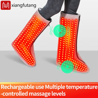 Red Light Therapy Heating Boots for Foot and Calf Pain Relief