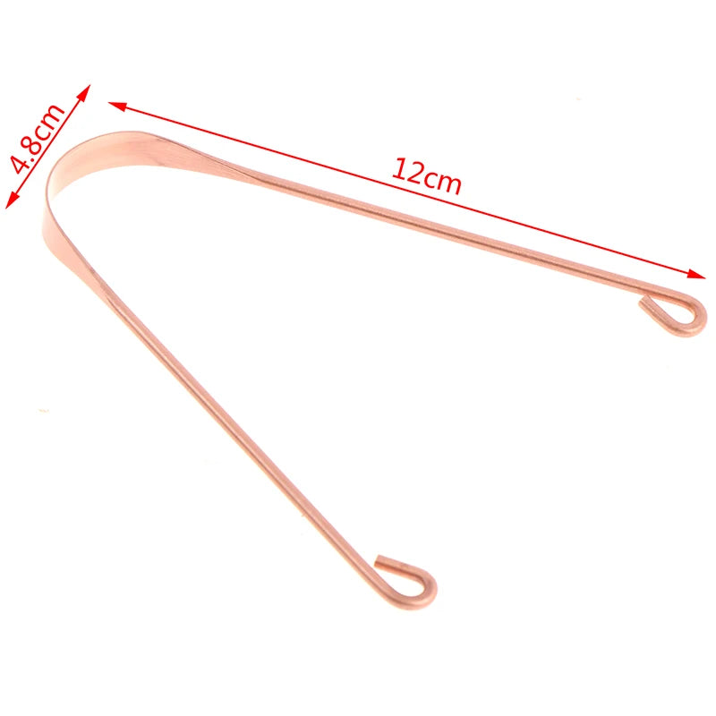 Pure Copper Tongue Scraper for Fresh Breath - 14