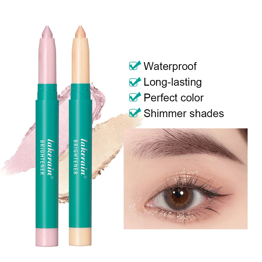 Waterproof Shimmer Eyeliner Pencil for Brightened Eyes - 2