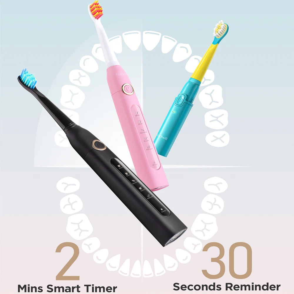 Rechargeable Sonic Electric Toothbrush for Family - 3