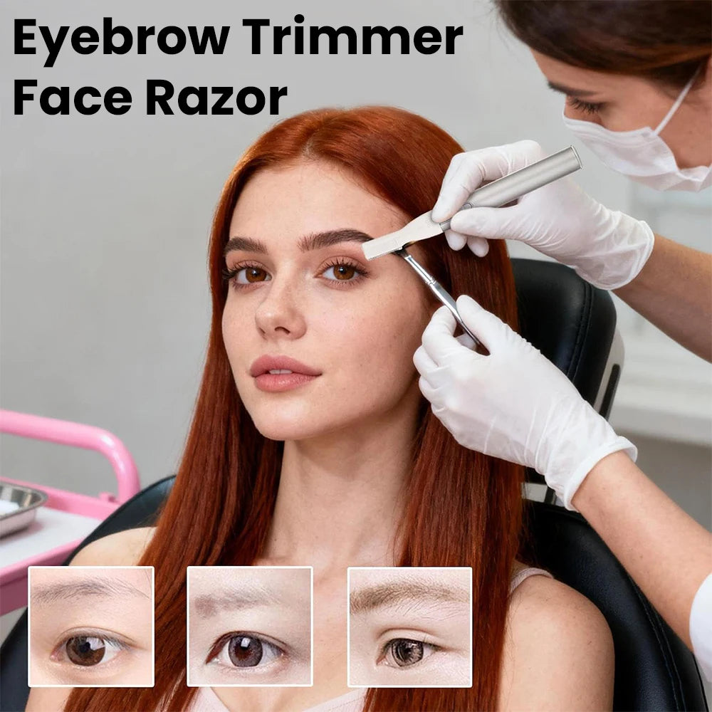 Portable Electric Eyebrow and Facial Hair Precision Trimmer - 9