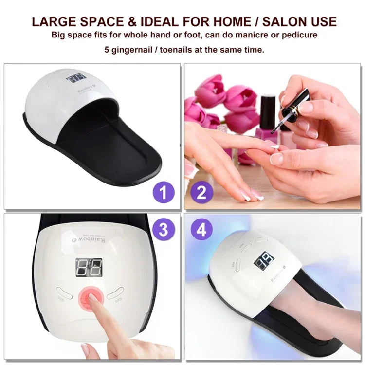 Professional 48W LED UV Nail Dryer for Gel Polish - 13
