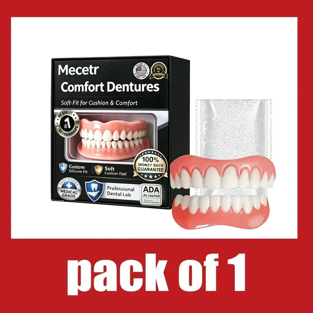 Instant Comfort Fit Cosmetic Dentures for Natural Smile - 9
