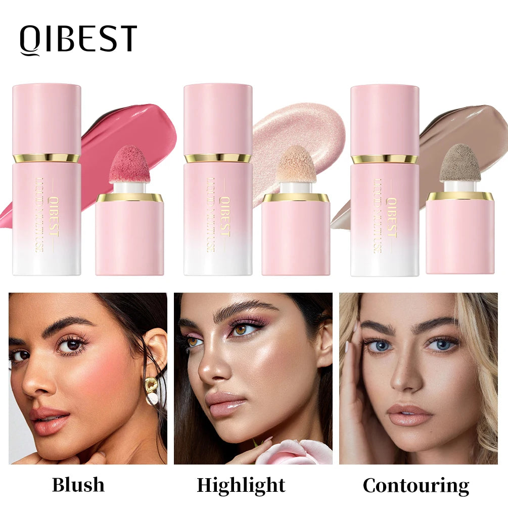 Liquid Blush, Highlighter and Contour Makeup Stick