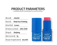 Waterproof Face and Body Paint Stick for Parties