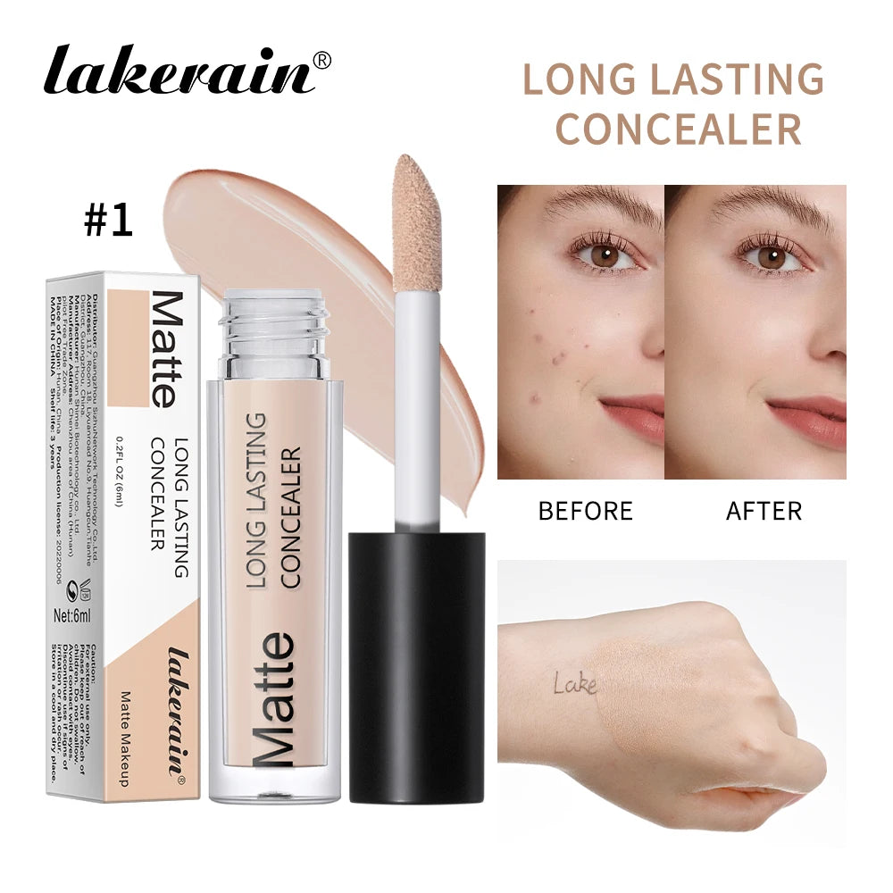 High-Coverage Long-Lasting Matte Face Concealer - 1