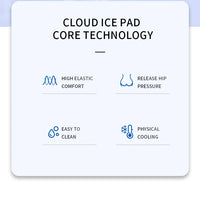 Gel Cooling Honeycomb Seat Cushion for Office and Car