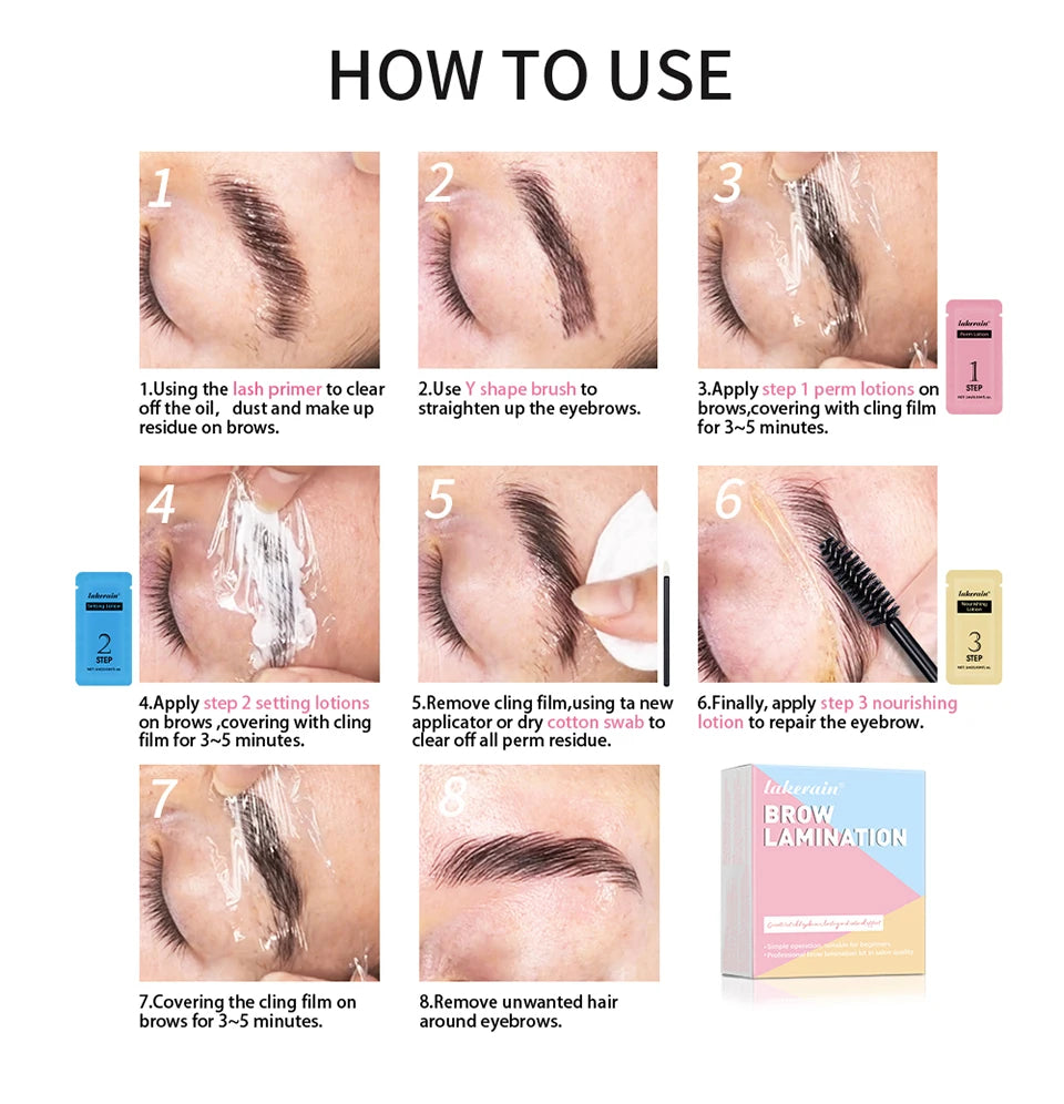 Professional Eyebrow Lamination and Perming Kit - 14