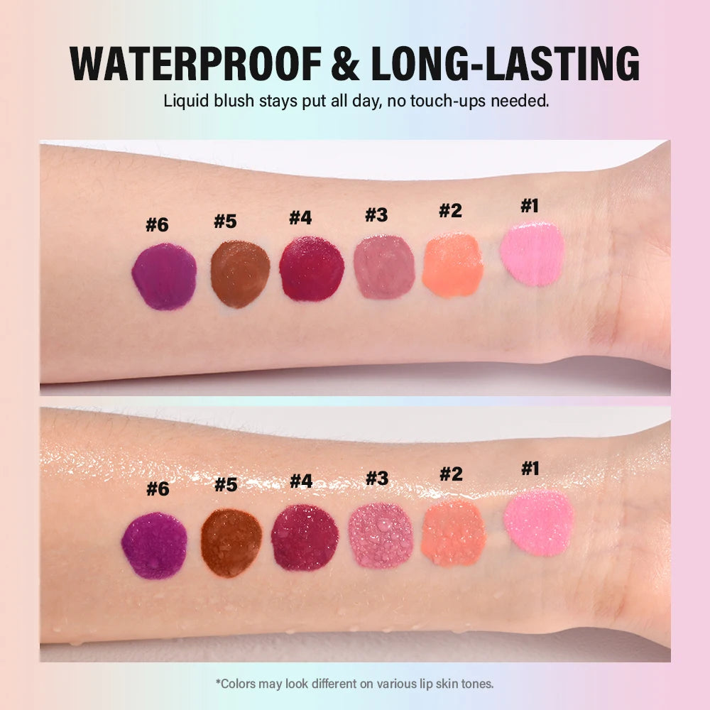 Liquid Blush Stick with Sponge Tip for Natural Glow - 6