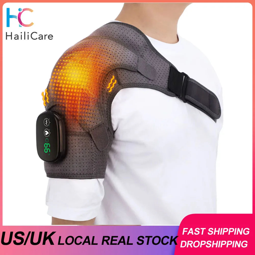 Heated Vibration Massage Shoulder and Joint Wrap