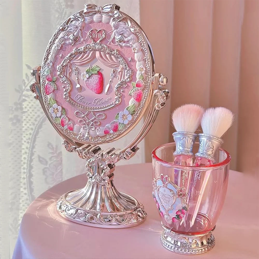 Luxury Vanity Mirror and Makeup Accessory Set - 4