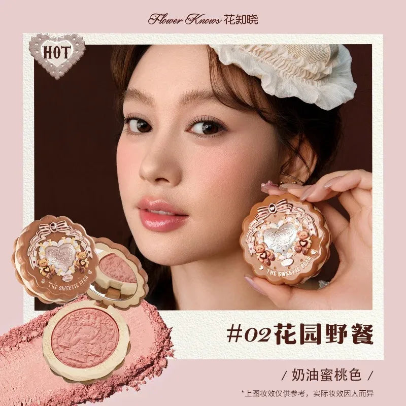 Embossed Long-Lasting Natural Matte Cheek Blush - 40