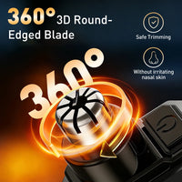 USB Rechargeable Painless Electric Nose Hair Trimmer