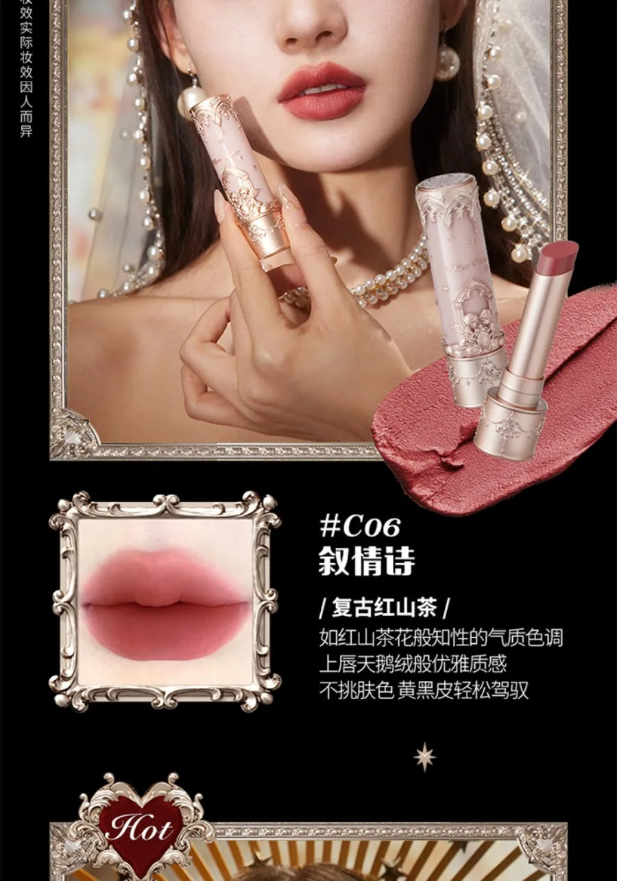 Velvet Matte Long-Lasting Waterproof Lipstick - 17