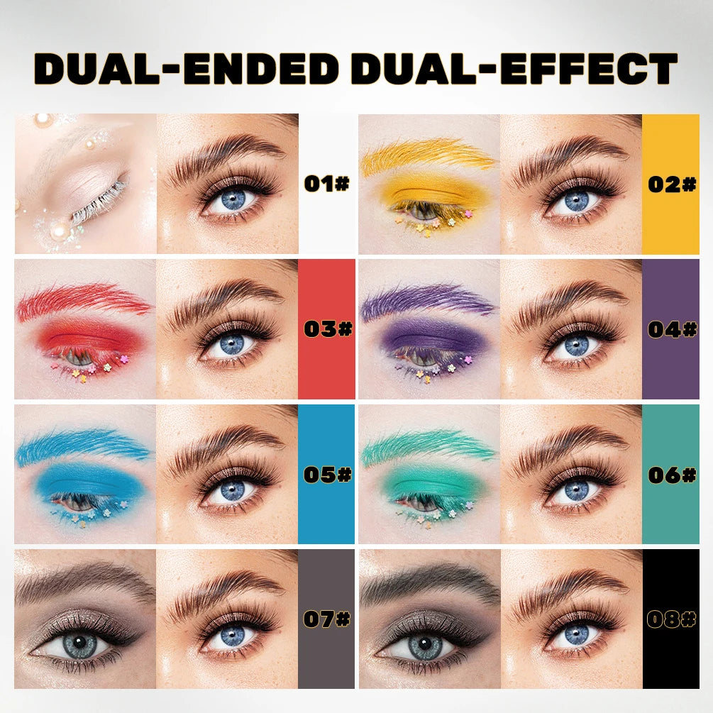 2-in-1 Waterproof Eyebrow Tint and Styling Gel - 3