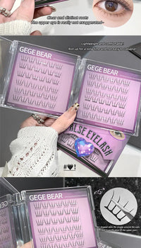 Glue-Free K-Pop Style DIY False Eyelashes