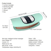 Electric Lumbar Traction Massager for Back Pain Relief