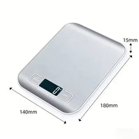 Digital Stainless Steel Kitchen Scale for Baking and Cooking