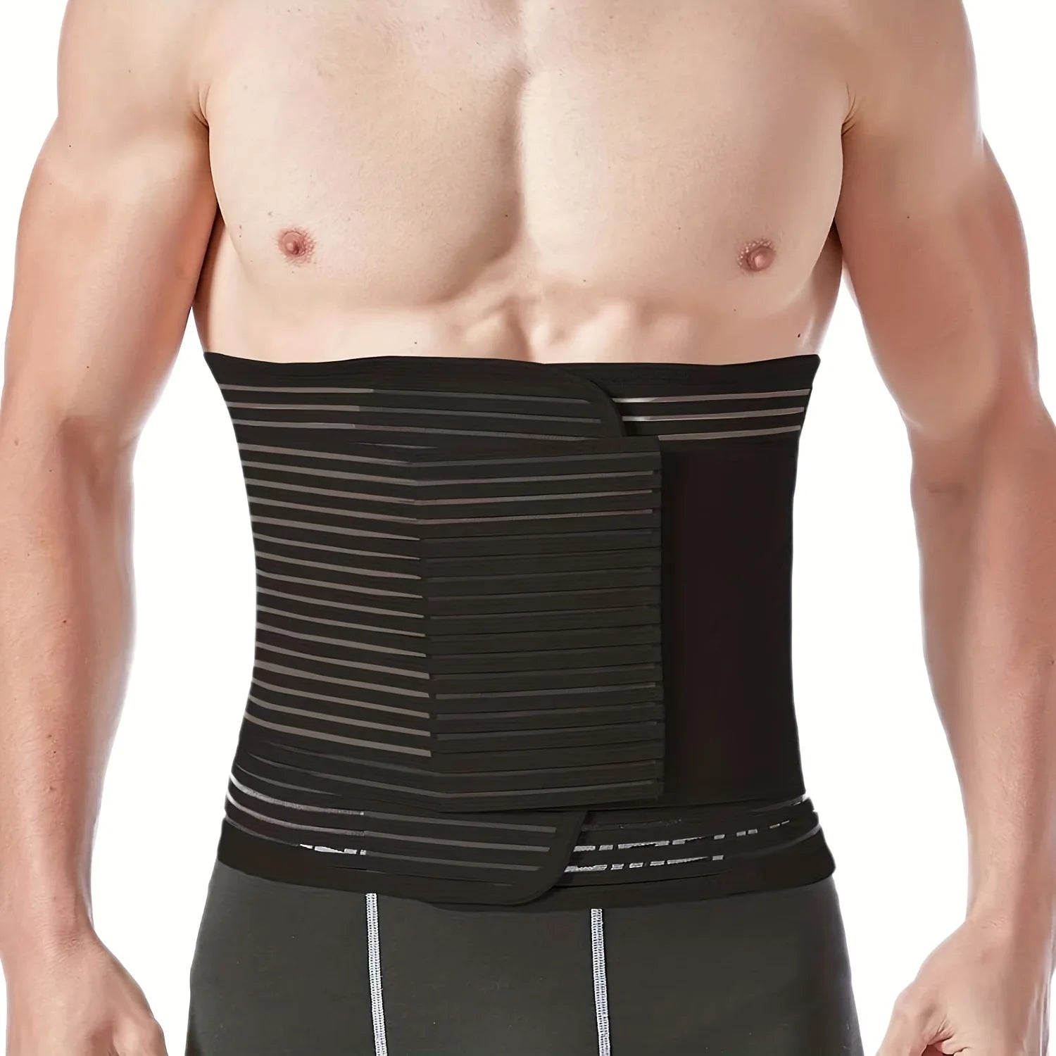 Adjustable Post-Surgery Abdominal Compression Support Binder - 8