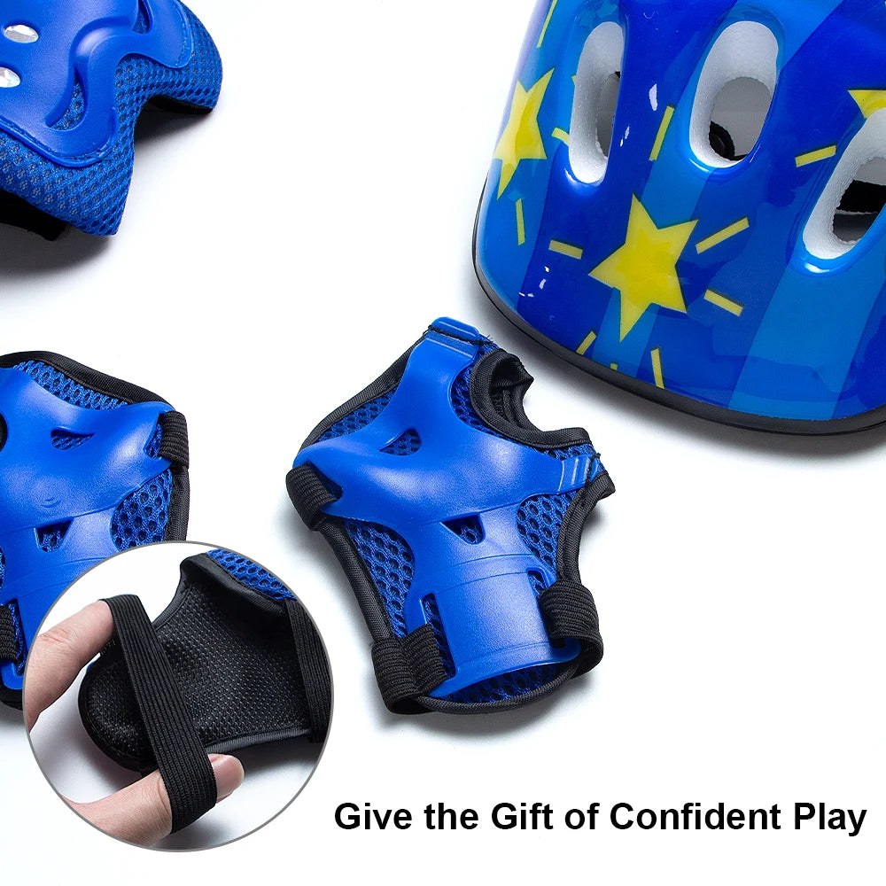 Kids Protective Helmet and Safety Gear Set for Sports - 15