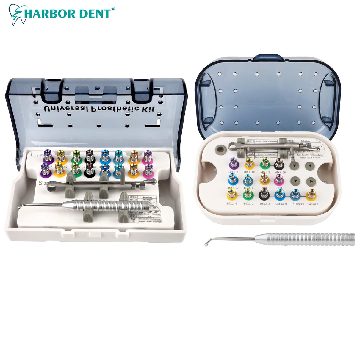 Universal Dental Implant Restoration Screwdriver and Wrench Kit