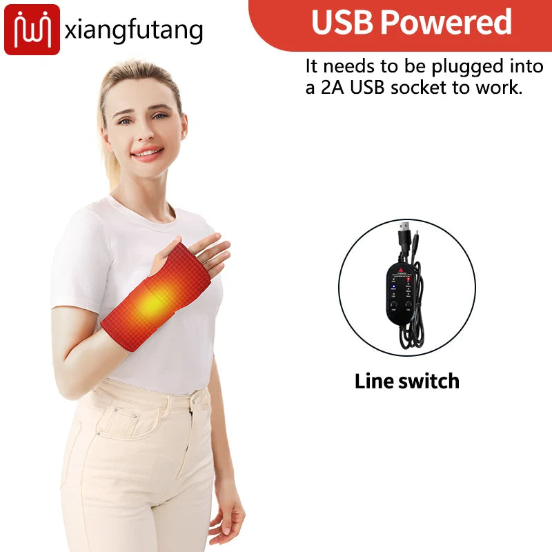 Heated Electric Wrist and Palm Massager for Joint Pain Relief - 4