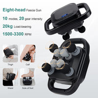 8-Head Deep Tissue Muscle Massage Gun