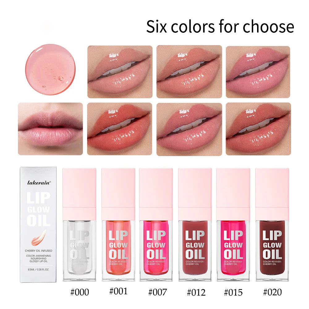 Hydrating Moisturizing Lip Glow Oil for Glossy Lips - 2