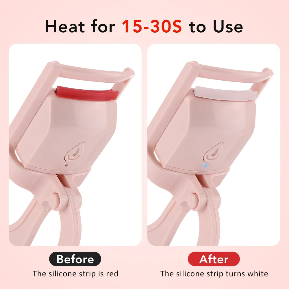 Electric Heated Eyelash Curler for Long-Lasting Natural Lashes - 3