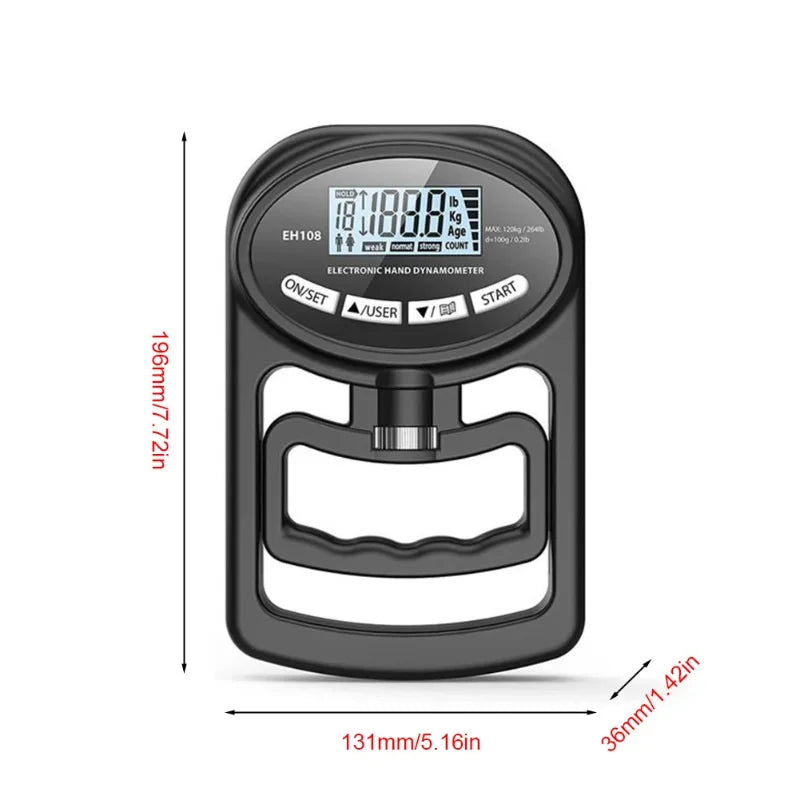 Digital Hand Grip Strength Meter and Dynamometer - 6