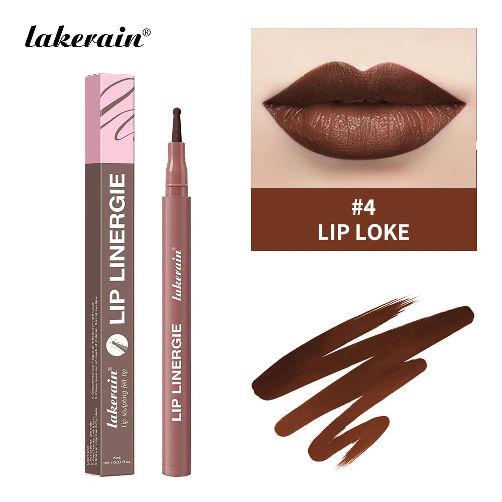 Long-Lasting Waterproof Felt-Tip Lip Liner Stain - 36