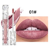 Shimmer Diamond Liquid Lipstick for Long-Lasting Waterproof Shine