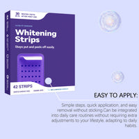 Purple Teeth Whitening Strips for Radiant Smile