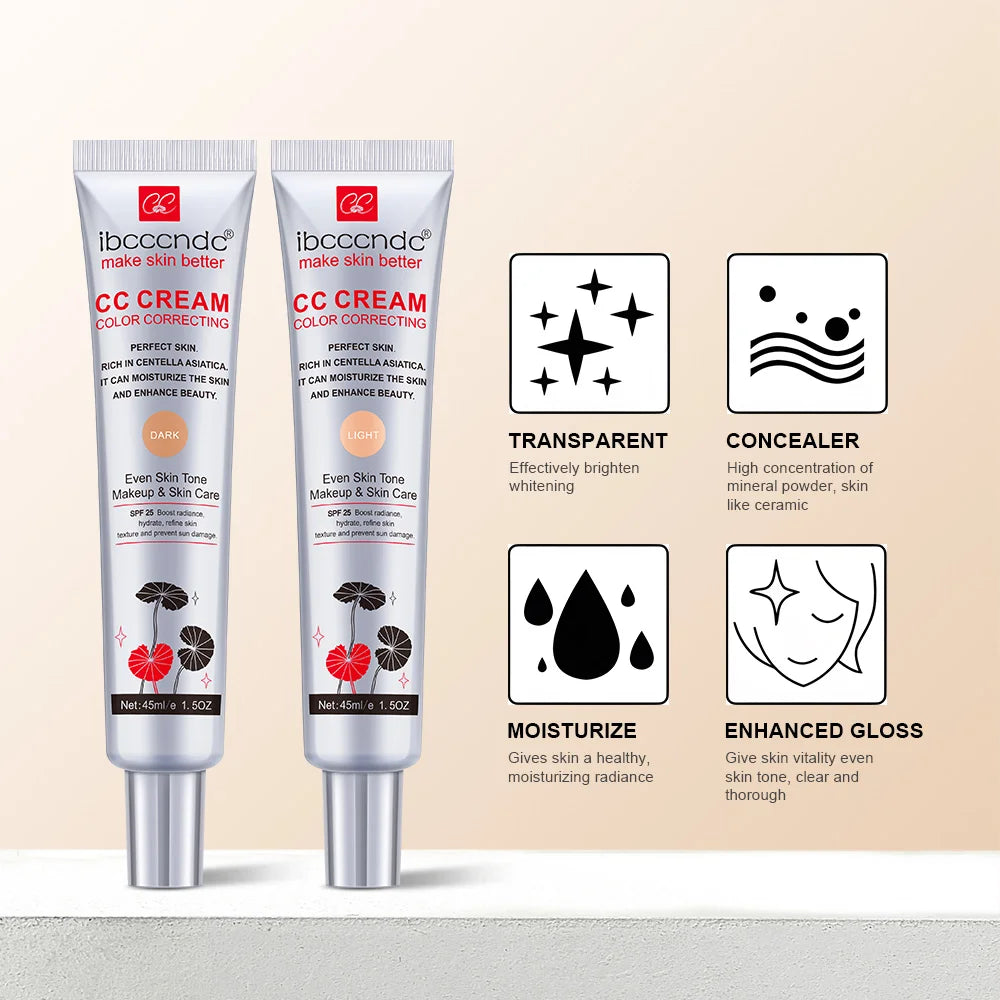 Color Correcting CC Cream and Sunscreen Blush Stick Duo - 3