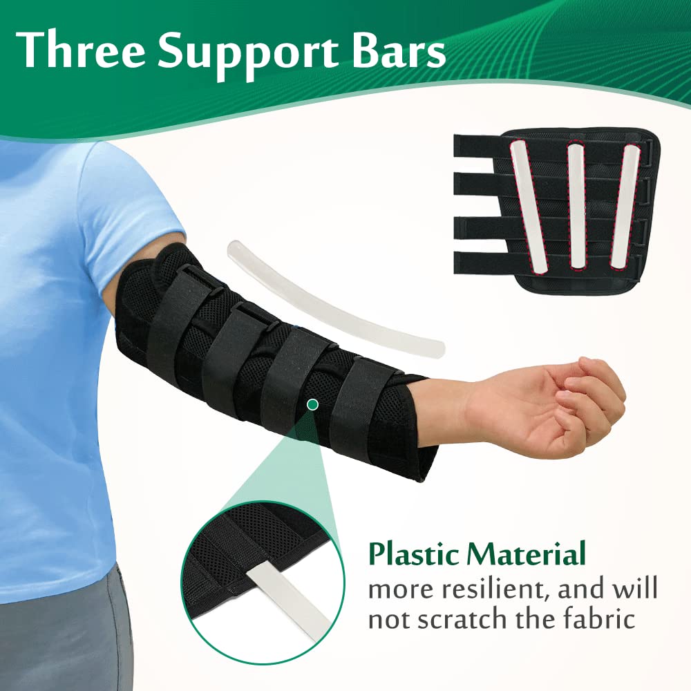 Adjustable Elbow Immobilizer Splint for Pain Relief and Recovery - 10