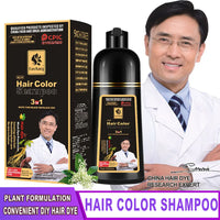 3-in-1 Herbal Hair Dye and Blackening Shampoo