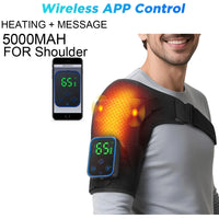 Heated Vibration Massage Brace for Shoulder and Joint Pain