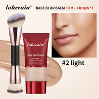 Matte Blur Foundation and Dual-Brush Makeup Set