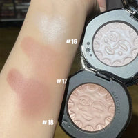Silky Matte Face Blush and Highlighter Powder