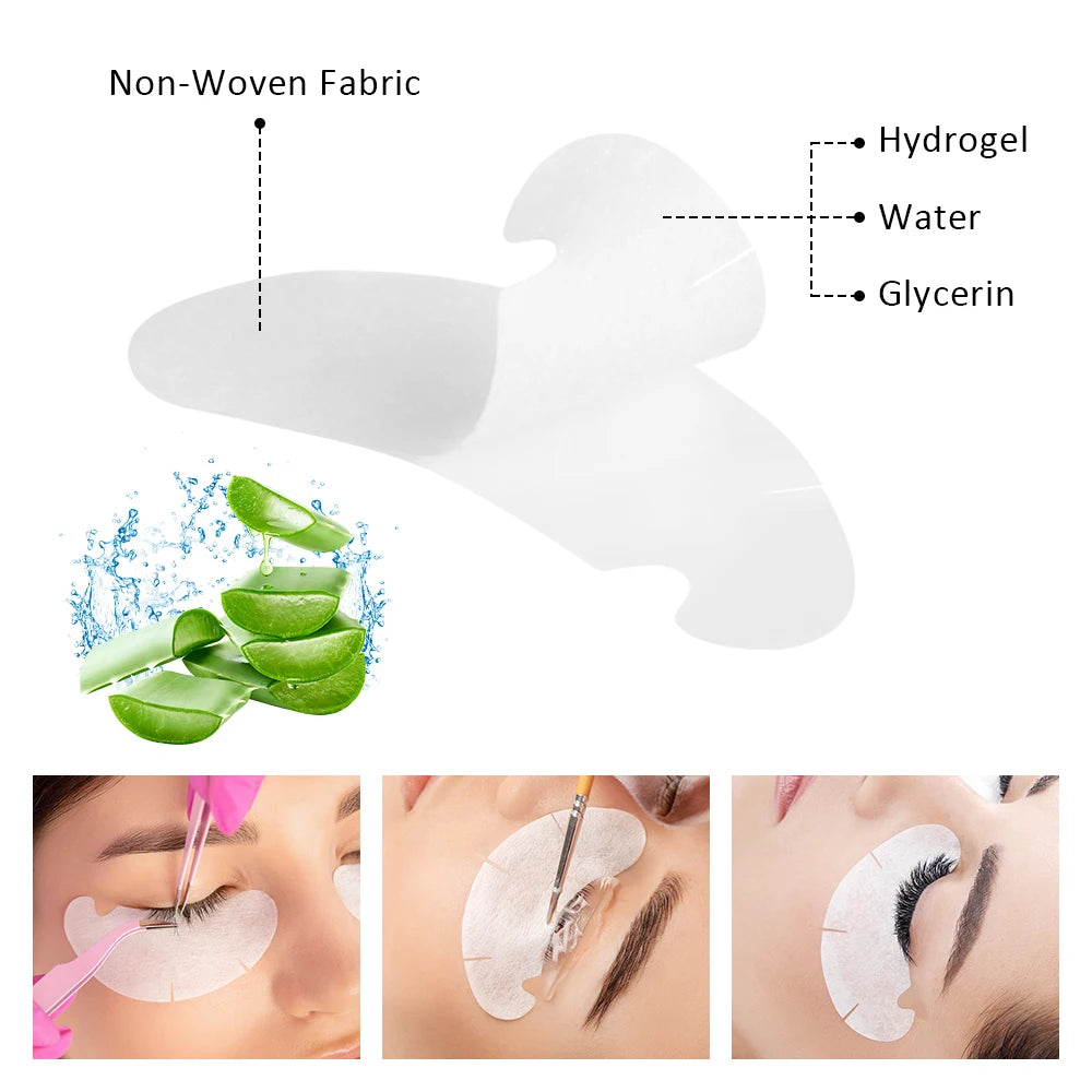 50-Pair Hydrogel Eye Patches for Eyelash Extensions - 2