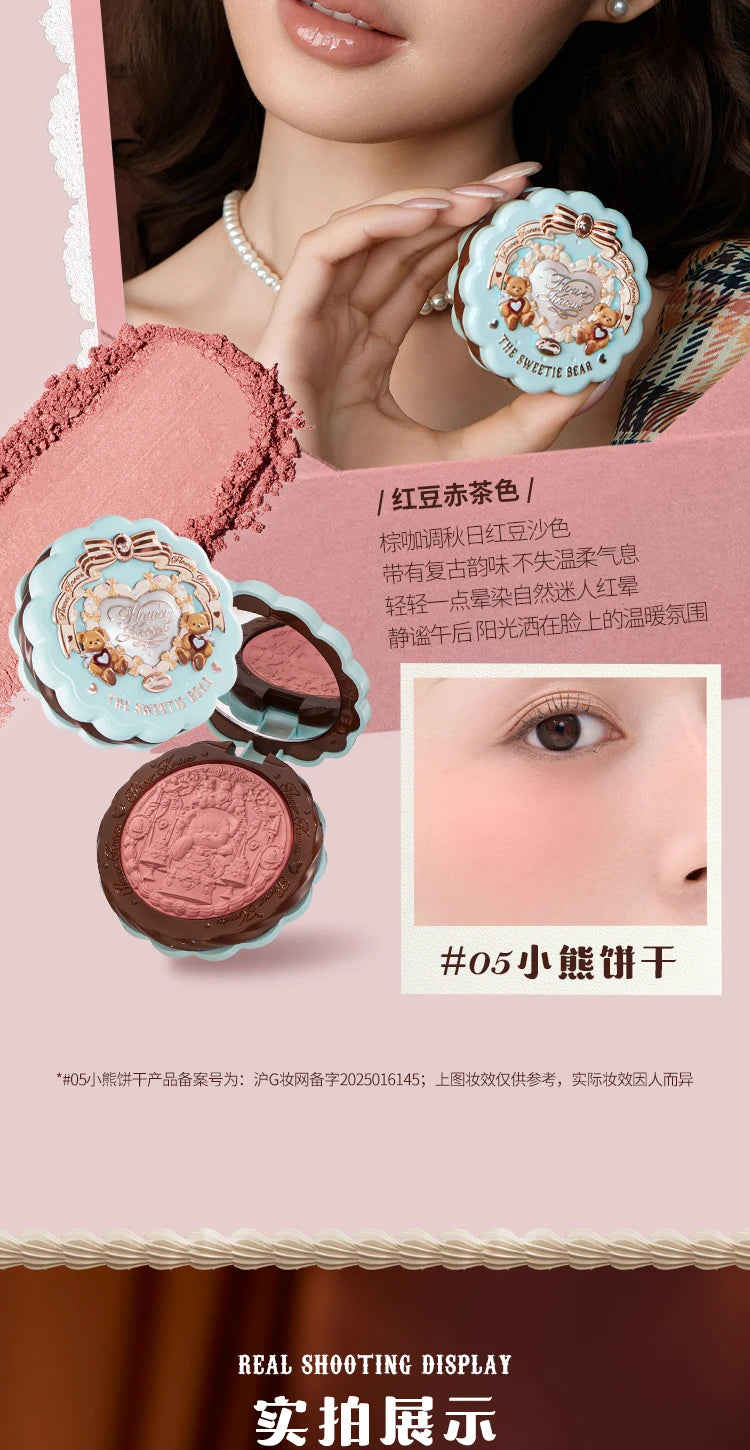 Matte Finish Mineral Cheek Blush Powder - 18