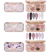 6-Color Shimmer and Matte Eyeshadow Palette