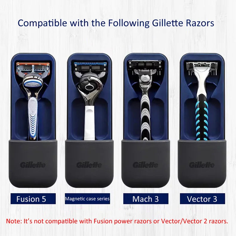 Magnetic Protective Razor Travel Case - 10