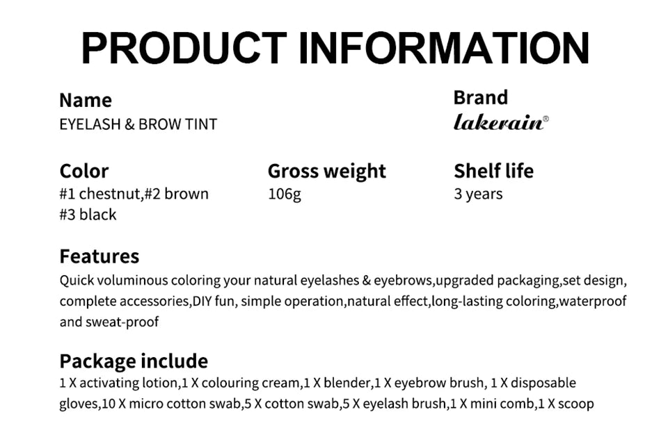Professional Eyelash and Eyebrow Tinting Kit for Natural Definition - 16