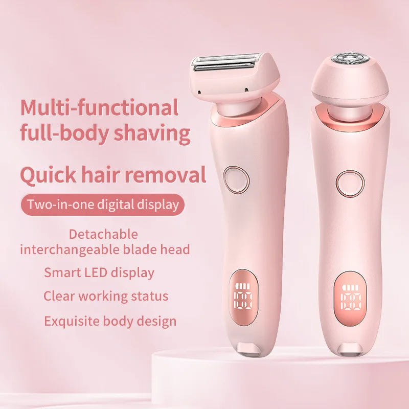 2-in-1 Painless Electric Body and Facial Hair Remover - 7