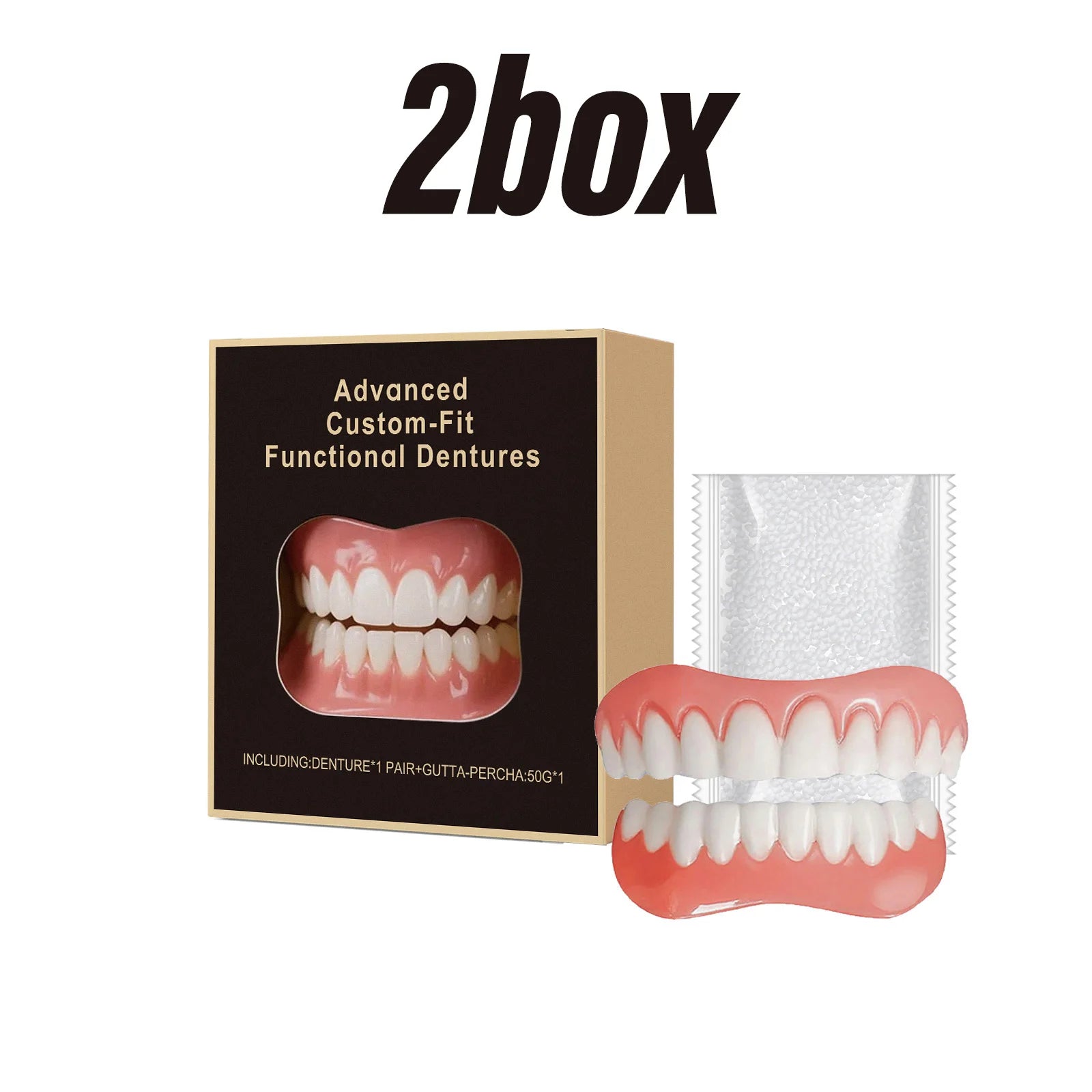 Instant Smile Temporary Denture & Veneer Kit - 17