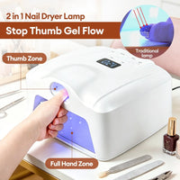 Dual-Mode Professional Gel Nail Dryer with Auto Sensor