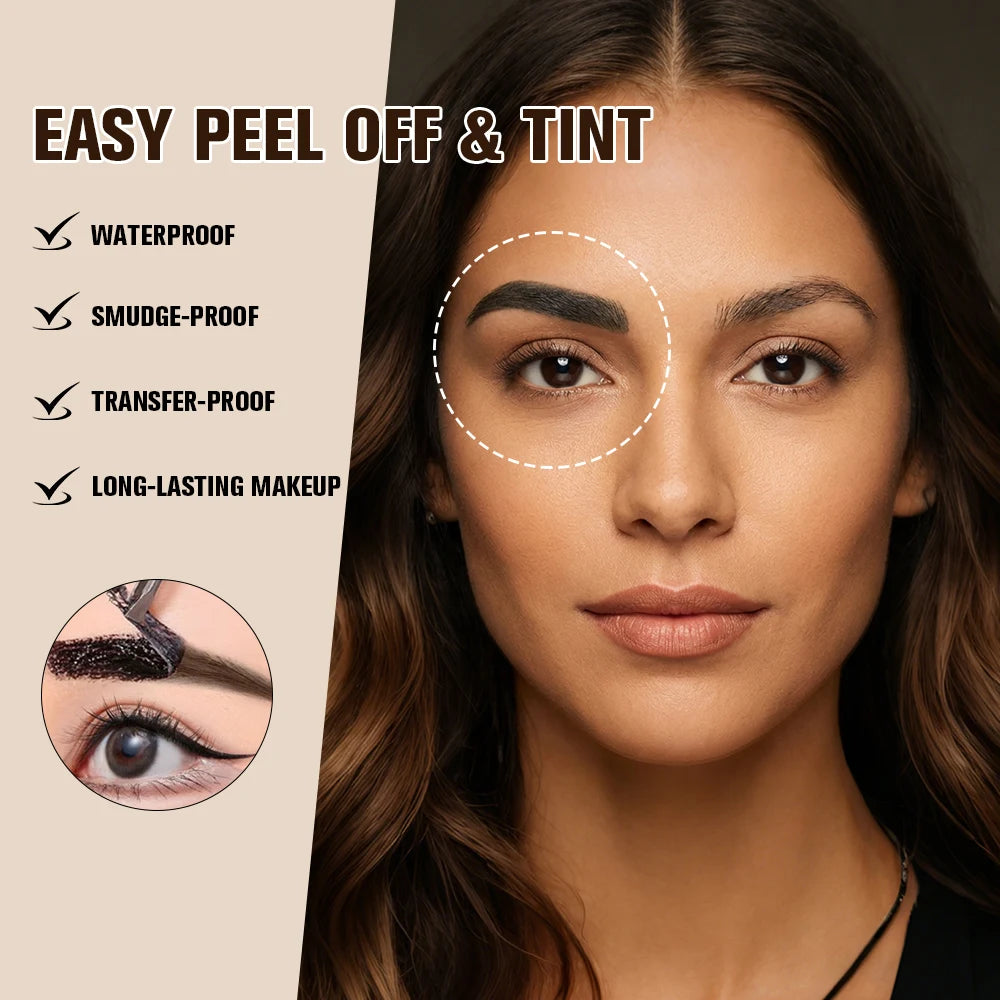 Waterproof Peel-Off Eyebrow Tint Gel - 4