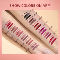 3-Piece Waterproof Matte Lipstick and Lip Liner Set