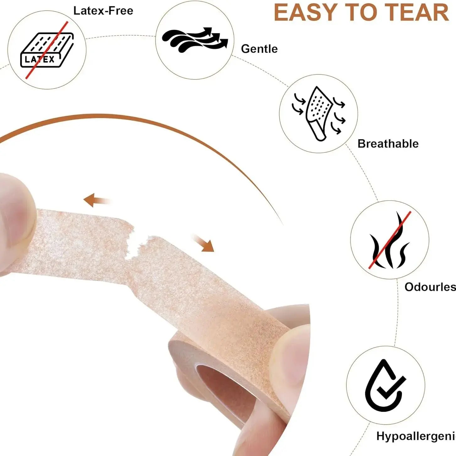 Breathable Nose Shaping Tape for Rhinoplasty Recovery - 9